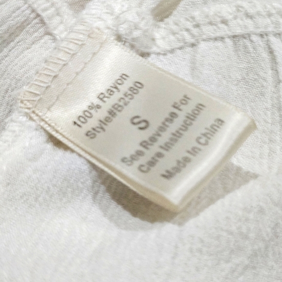 Urban Outfitters ✦ Blu Pepper Ivory Tunic Dress ✦ High-Low w/ Braided Belt Sz S - Picture 13 of 17